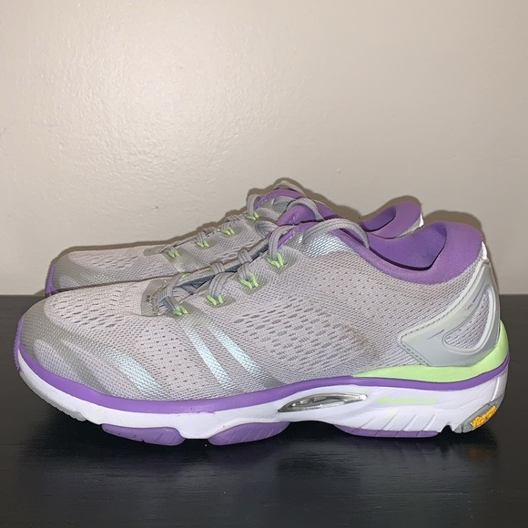 ABEO AEROSYSTEM SIERRA Sneakers VIBRAM Size 7 Light Grey-Purple VSW1137 - Picture 2 of 9